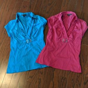 Lot of two express tops
